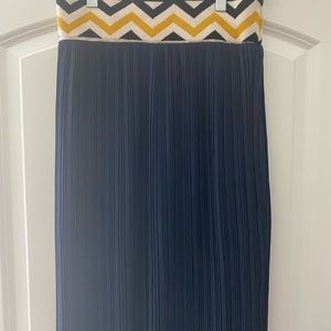 Maxi chiffon skirt.